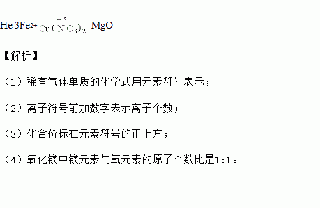 硝酸铜，硝酸铜化学符号