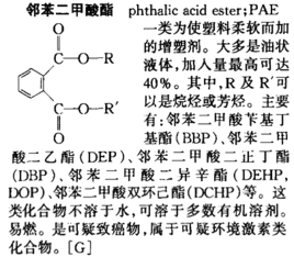 邻苯二甲酸酯类物质，邻苯二甲酸酯类物质什么气味