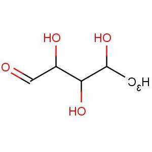 d-核糖，d核糖的结构式！