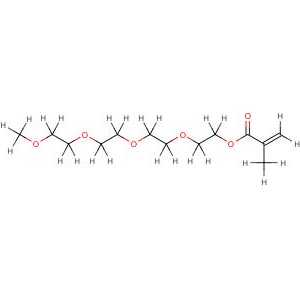 聚乙二醇甲基丙烯酸酯，聚乙二醇甲基丙烯酸酯结构式